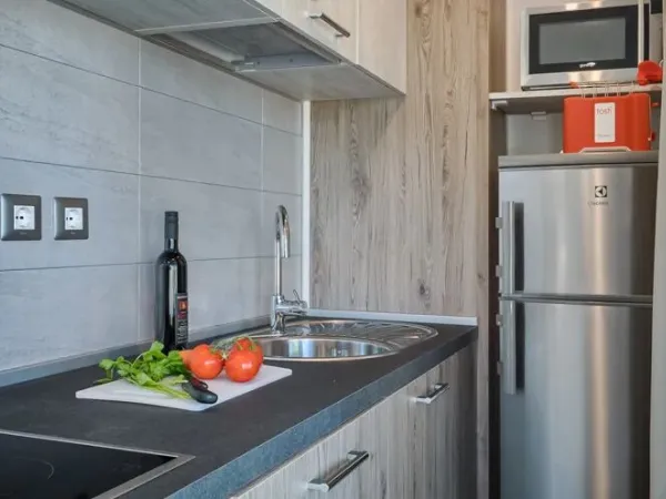 Die Küche der Roan Premium Zone.