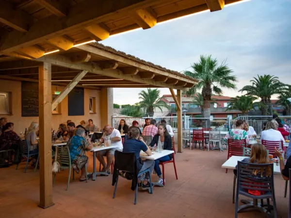 Das Restaurant auf dem Campingplatz Roan La Sardane.