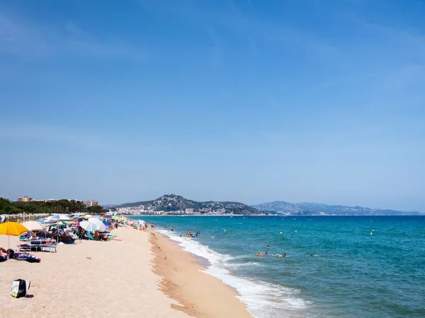 Ein Teil des Strandes auf dem Roan-Campingplatz Bella Terra.