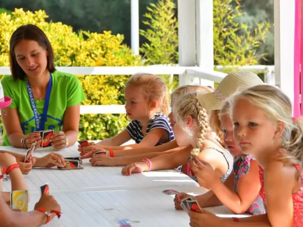 Spielen Sie mit der Animation auf dem Campingplatz Roan Spiaggia e Mare.