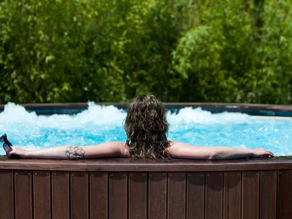 Jacuzzi in der Nähe der Unterkunft auf dem Campingplatz Orbetello.