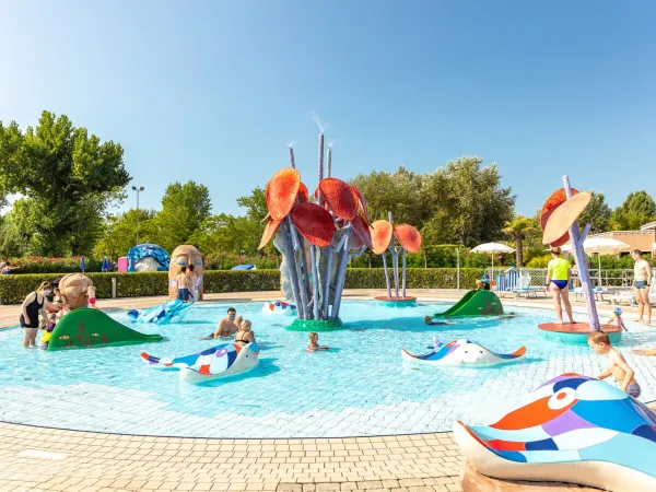 Kinderbecken auf dem Campingplatz Roan Marina Di Venezia.