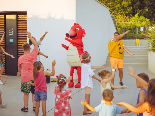 Kinderanimation auf dem Campingplatz Roan Stella Maris.