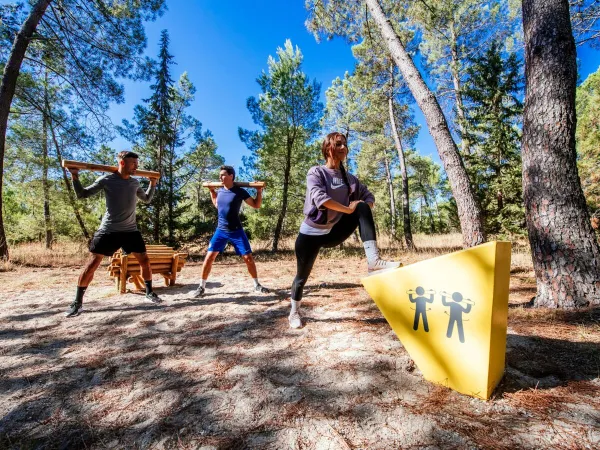 Bootcamp auf dem Campingplatz Roan in der Ferienanlage Zaton.