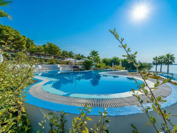Schwimmbad auf dem Campingplatz Roan Amadria Park Trogir.