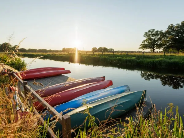 Kanuverleih auf dem Roan Camping De Twee Bruggen.