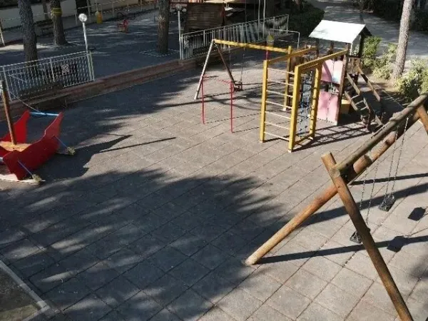 Spielplatz auf dem Roan-Campingplatz Del Forte.
