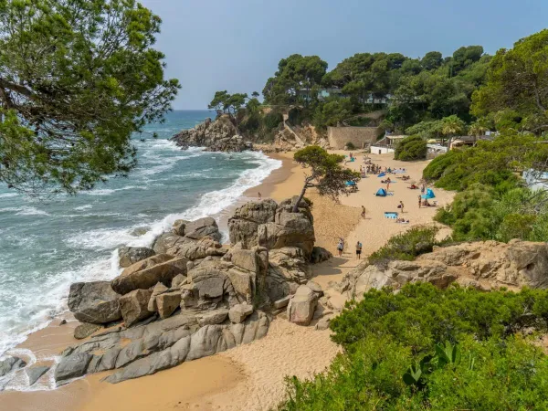 Das Meer auf dem Campingplatz Roan Internacional de Calonge.