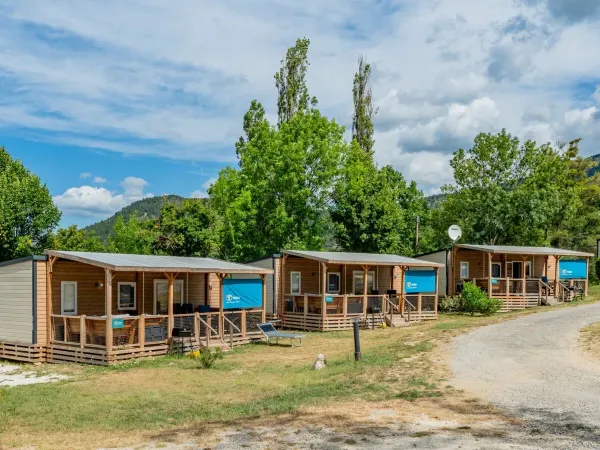 Premium Lounge Mobilheime auf dem Campingplatz Roan Les Collines de Castellane.