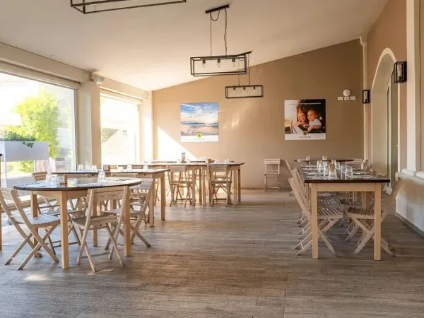 Restaurant des Campingplatzes Vigna sul Mar.