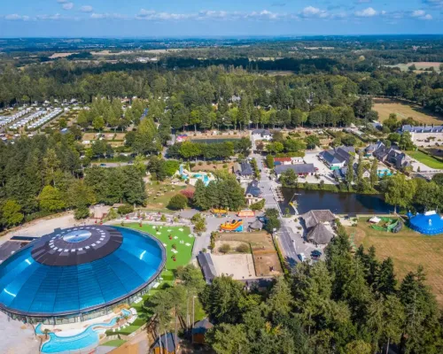 Übersicht Roan camping Le Domaine des Ormes.