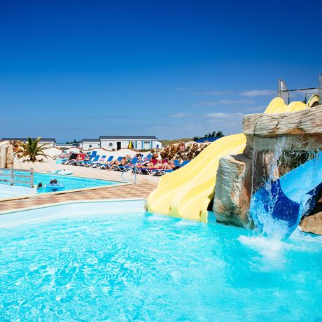 Zelten auf einem kleinen Campingplatz